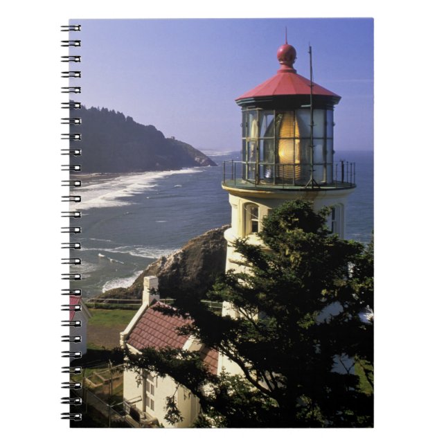 USA, Oregon, Florenz. Heceta Head Lighthouse Notizblock (Vorderseite)