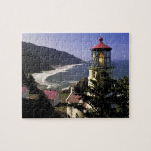 USA, Oregon, Florenz. Heceta Head Lighthouse Puzzle
