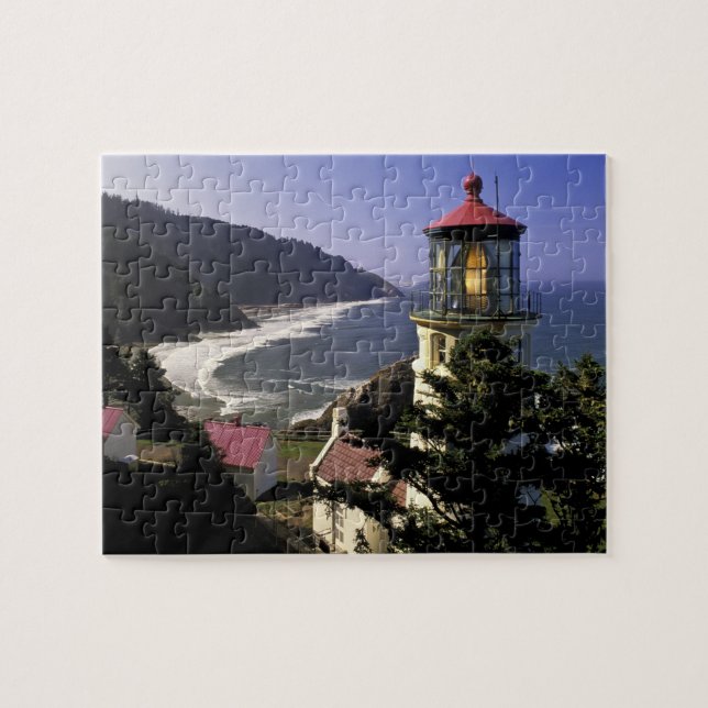USA, Oregon, Florenz. Heceta Head Lighthouse Puzzle (Horizontal)