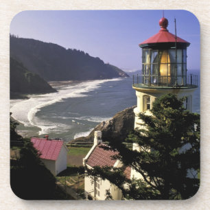 USA, Oregon, Florenz. Heceta Head Lighthouse Untersetzer
