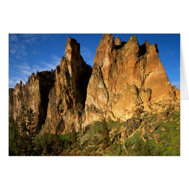 USA, Oregon, Granite Cliffs At Smith Rock Staat (Vorderseite (Horizontal))