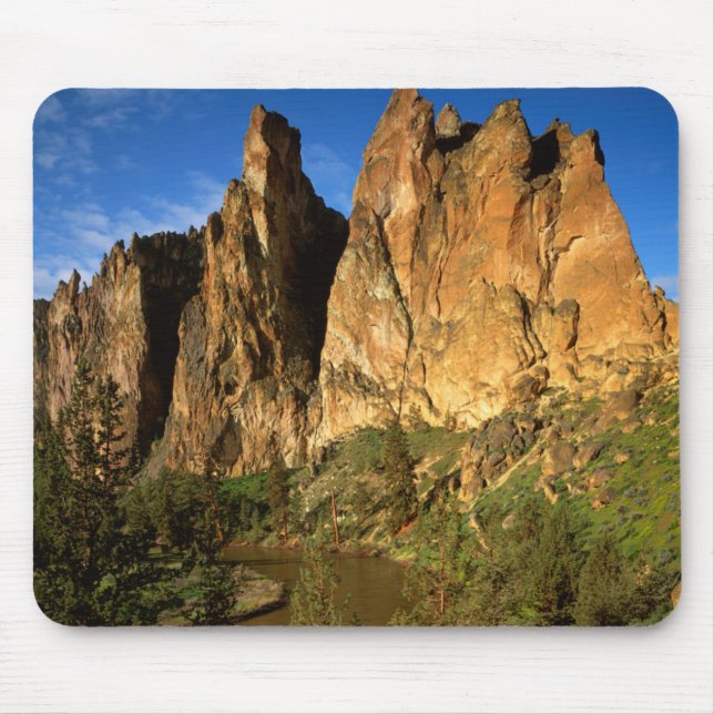USA, Oregon, Granite Cliffs At Smith Rock Staat Mousepad (Vorne)