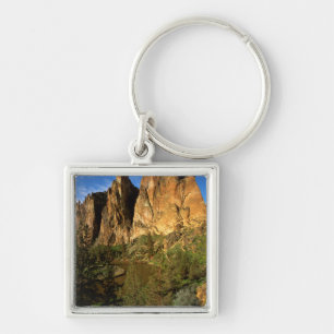 USA, Oregon, Granitklippen bei Smith Rock State Schlüsselanhänger