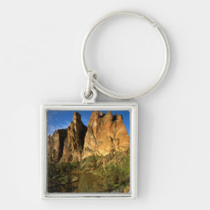 USA, Oregon, Granitklippen bei Smith Rock State Schlüsselanhänger