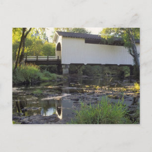 USA, Oregon Harris-Brücke über Marys Postkarte