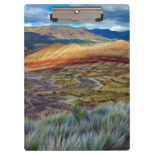 USA, Oregon. Landschaft der Painted Hills Klemmbrett