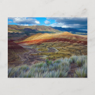 USA, Oregon. Landschaft der Painted Hills Postkarte