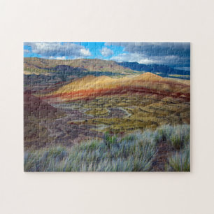 USA, Oregon. Landschaft der Painted Hills Puzzle