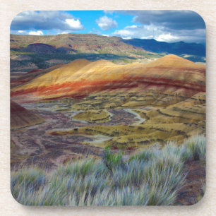 USA, Oregon. Landschaft der Painted Hills Untersetzer