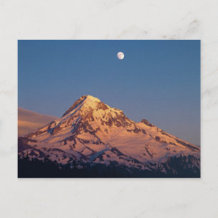 USA, Oregon, Mt Hood. Sonnenuntergang erzeugt Alpe Postkarte