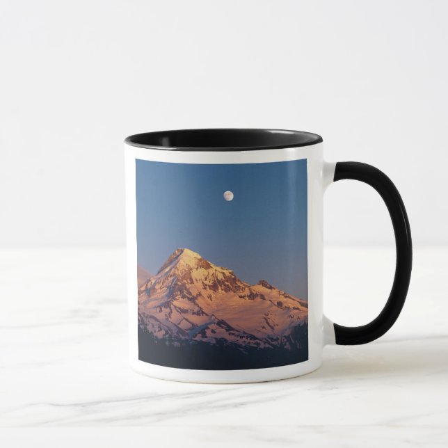 USA, Oregon, Mt Hood. Sonnenuntergang schafft alpi Tasse (Rechts)