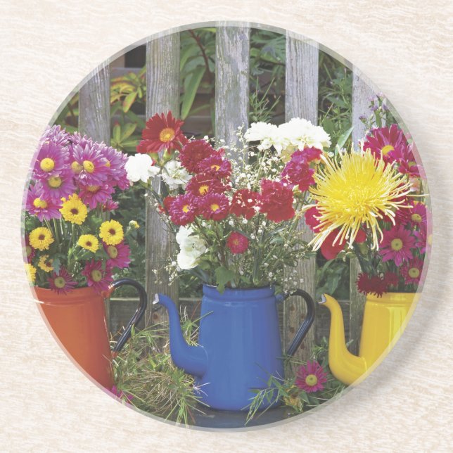 USA, Oregon, Portland. Antiquitätenware Sandstein Untersetzer (Vorne)