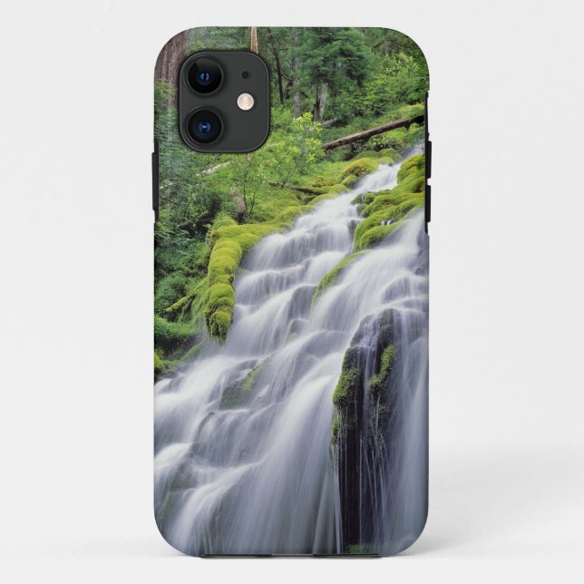 USA, Oregon, Proxy Falls. Proxy Falls stürzt Case-Mate iPhone Hülle (Rückseite)