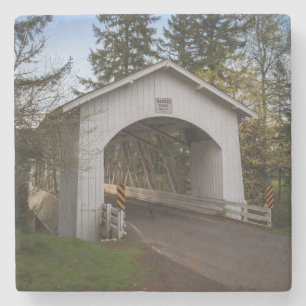 USA, Oregon, Scio, Hannah Bridge 2 Steinuntersetzer