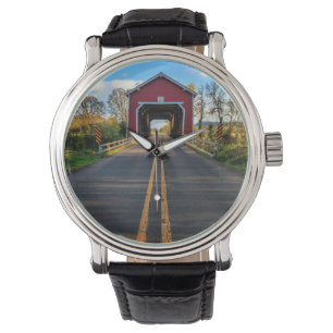 USA, Oregon, Scio, Shimanek-Brücke 2 Armbanduhr