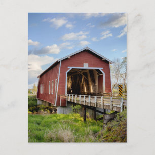 USA, Oregon, Scio, Shimanek-Brücke Postkarte