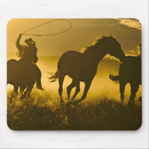 USA, Oregon, Seneca, Ponderosa Ranch. Mousepad