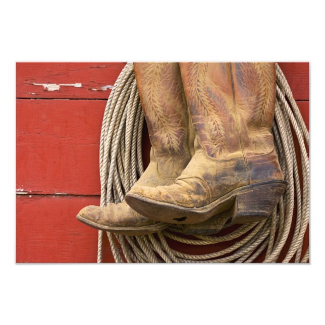 USA, Oregon, Seneca, Ponderosa Ranch. Von Nahem Fotodruck (Vorne)