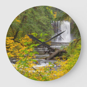 USA, Oregon, Silver Falls Staat Park 2 Große Wanduhr