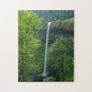 USA, Oregon, Silver Falls State Park Puzzle