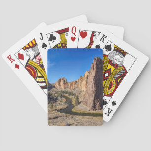 USA, Oregon, Smith Rock Staat Park Spielkarten