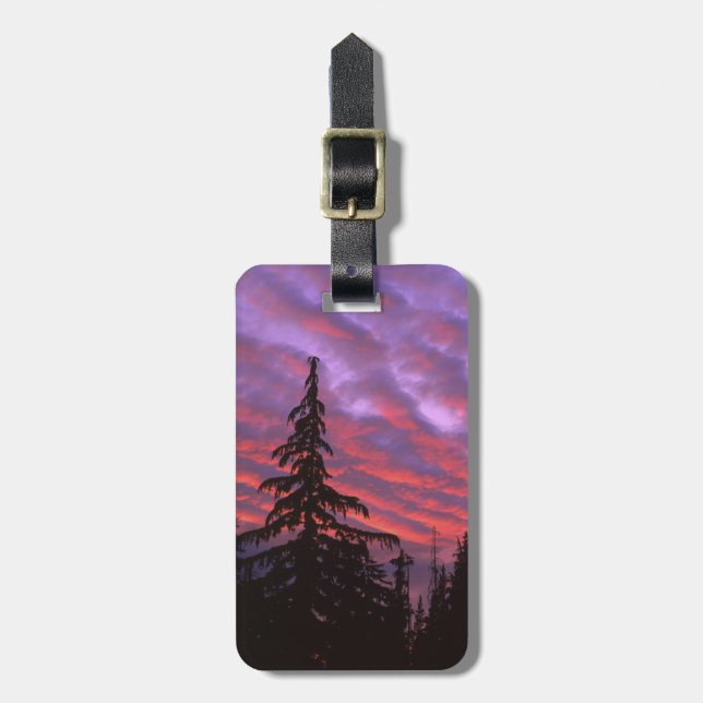 USA, Oregon, Three Sisters Wilderness, Vivid Gepäckanhänger (Vorderseite vertikal)