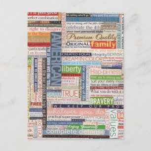 USA Original Postkarte