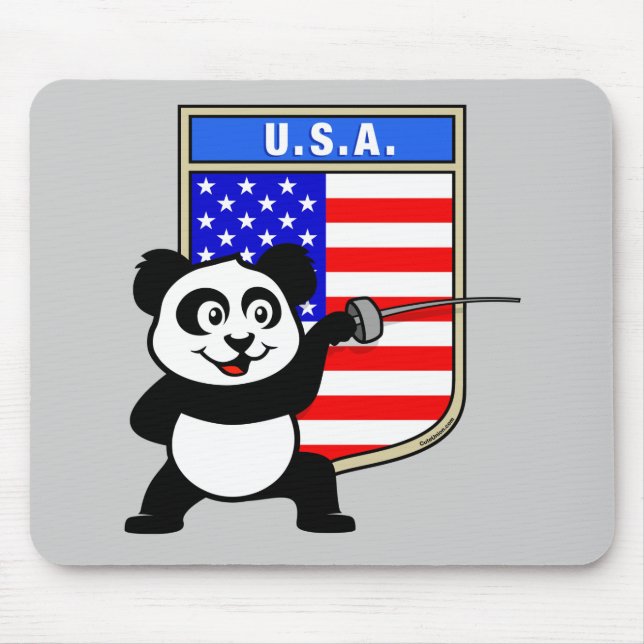 USA - Panda Mousepad (Vorne)