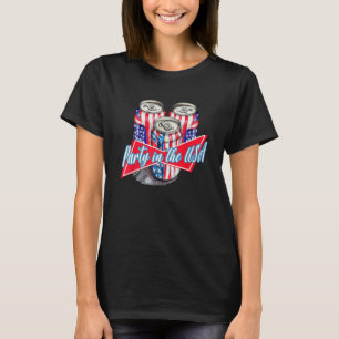 USA Party 4. Juli Outfit Kostüme Männer Frauen T-Shirt