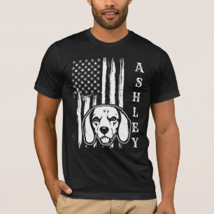 USA Patriot Beagle Dog US Pet T-Shirt