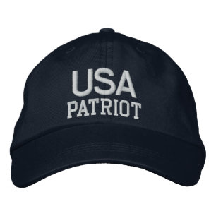 USA Patriot bestickt Navy/White Hat Bestickte Baseballkappe