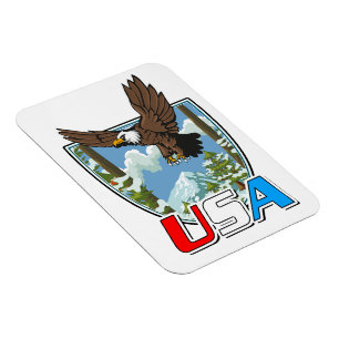 USA Patriot Logo Magnet