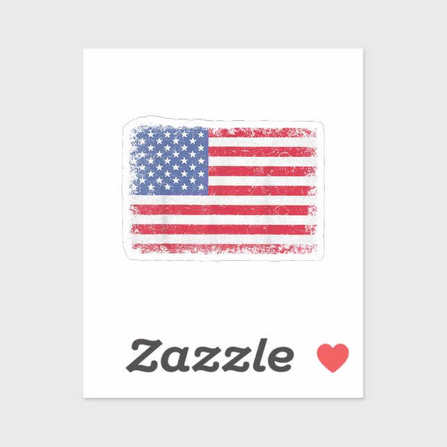 USA Patriotic American Flag for Men Women Kids Boy Aufkleber (Blatt)