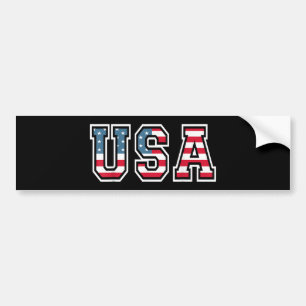 USA Patriotic American Flag for Men Women Kids Boy Autoaufkleber