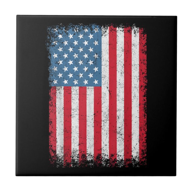 USA Patriotic American Flag for Men Women Kids Boy Fliese (Vorderseite)