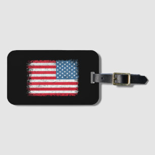 USA Patriotic American Flag for Men Women Kids Boy Gepäckanhänger
