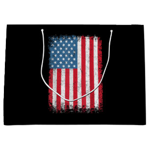 USA Patriotic American Flag for Men Women Kids Boy Große Geschenktüte