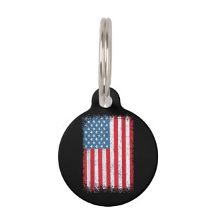 USA Patriotic American Flag for Men Women Kids Boy Haustiermarke