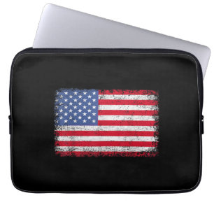 USA Patriotic American Flag for Men Women Kids Boy Laptopschutzhülle