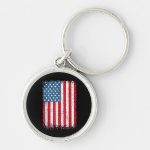 USA Patriotic American Flag for Men Women Kids Boy Schlüsselanhänger