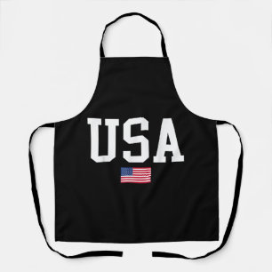 USA Patriotic American Flag for Men Women Kids Boy Schürze