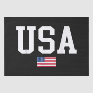USA Patriotic American Flag for Men Women Kids Boy Seidenpapier