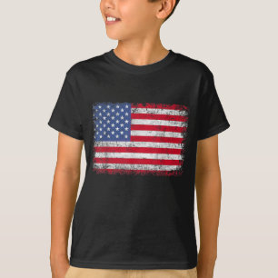 USA Patriotic American Flag for Men Women Kids Boy T-Shirt