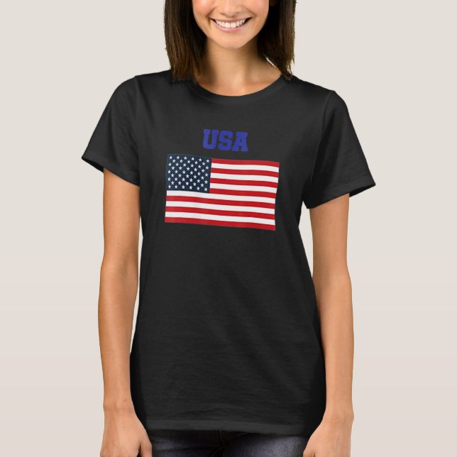 USA Patriotic American Flag for Men Women Kids Boy T-Shirt (Vorderseite)