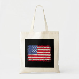 USA Patriotic American Flag for Men Women Kids Boy Tragetasche