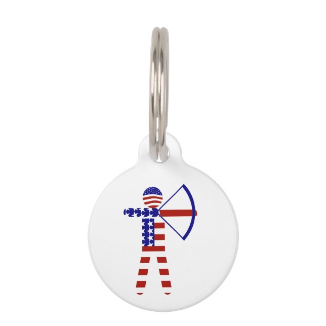 USA Patriotic ARCHERY Tiermarke (Vorderseite)