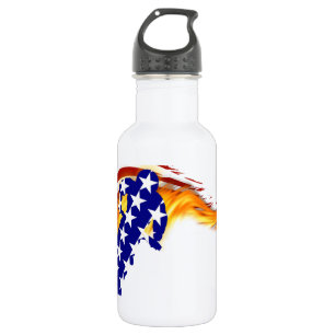 USA Patriotic BMX / DIRT BIKING Trinkflasche