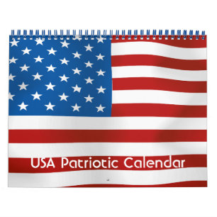 USA Patriotic Calendar Kalender
