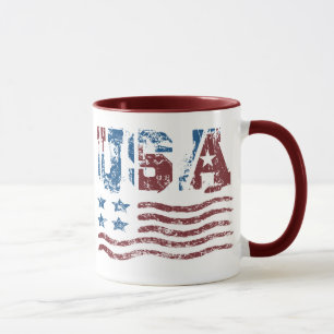 USA Patriotic Flag Tasse