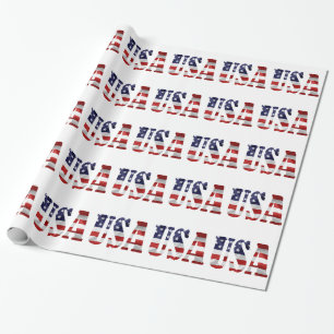 USA Patriotic Geschenkpapier